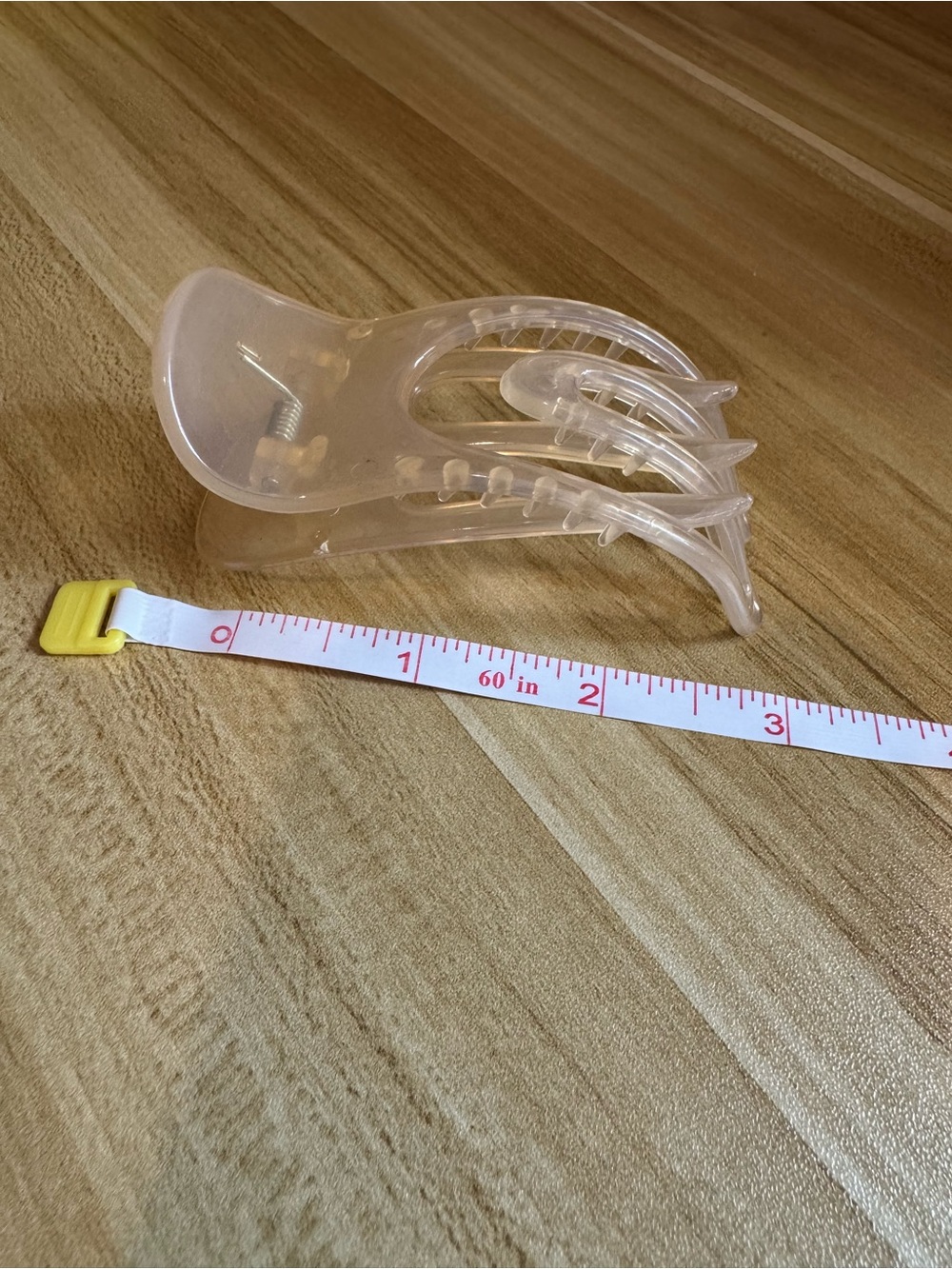 Flat Transparent Claw Clip